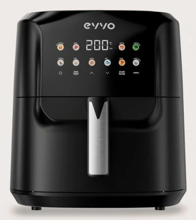 Evvo Advance Unique 8 L Autonome 2000 W Friteuse D´air Chaud Noir