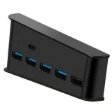 GENERIQUE Extend USB Hub 5 Ports Pour Sony PS5 PS4 Pro Noir