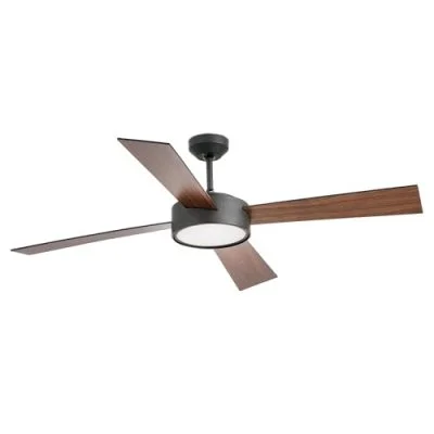 Faro Hydra - Ventilateur de Plafond LED 132cm Noir 4 Pales 16W