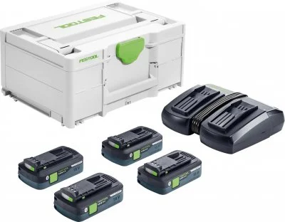 Festool Set énergie SYS 18V 4x4.0/TCL 6 Duo FESTOOL - 577104