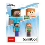 NINTENDO Figurine Amiibo N° 89 Smash Steve & Alex
