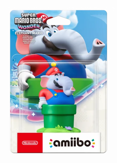 Figurine Amiibo Super Mario Bros Wonder - Eléphant Mario NINTENDO