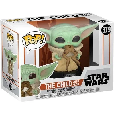 Figurine Funko Pop Star Wars The Mandalorian The Child with Frog