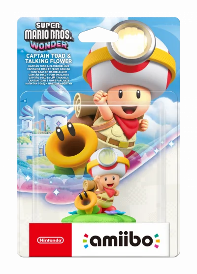 Figurine Nintendo Amiibo Capitaine Toad et la Fleur Cancan