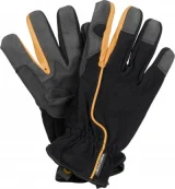 FISKARS Gants de travail et de jardin, Taille 8, Noir/Orange, 1003478