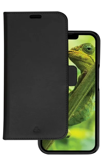 Folio 2 en 1 iPhone 14 Pro Lynge en Cuir Noir DBramante1928 - Neuf