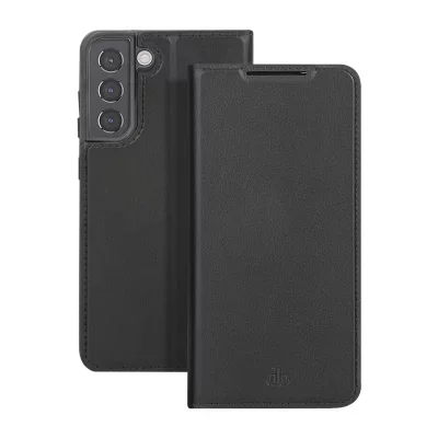 Folio Samsung G S22+ 5G en Cuir Vegan Oslo Noir - Certifié GRS DBramante1928 - Neuf