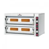 ITALFORNI Four à Pizza Electrique Double avec Commandes Mécaniques 12 Pizzas