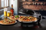 ARIETE Four À Pizza Puissance 1200w - 5 Niveaux De Cuissons - Noir