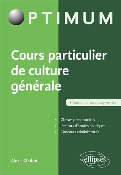 Fournisseur Cultura Cours Particulier De Culture Générale (3e Édition)