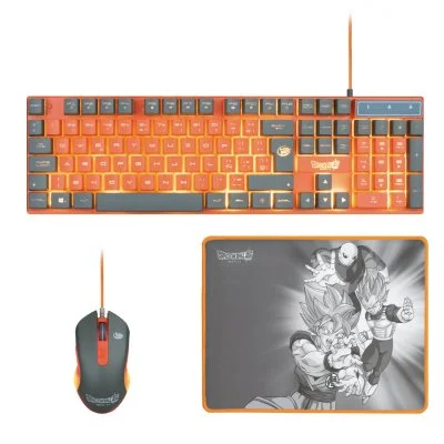 FR-TEC Dragon Ball Super Gaming Pack Clavier + Souris + Tapis