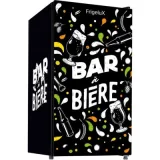 FRIGELUX BAB89NEG - Réfrigérateur bar à bières 88 L - Porte vitrée - LED - 39 dB