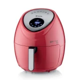 ARIETE Friteuse 4618 Airy Fryer XXL 1800W 5.5L Sans Huile Rouge