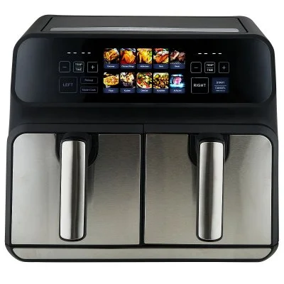 Friteuse à air chaud air fryer 8l double compartiment proficook pc-fr1287h