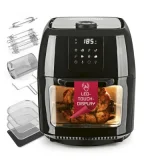 GOURMETMAXX Friteuse à  air chaud 02095 2.5 l acier inoxydable, noir