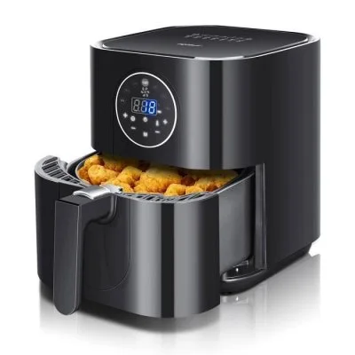 Friteuse à air chaud sans huile de 3,5 l frites rôtis 1500 w Aigostar