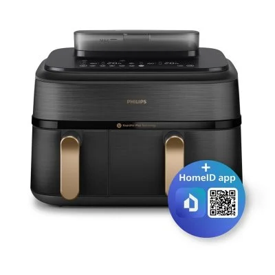 Friteuse à air philips na55200 noir 2750 w 9 l 1,4 kg