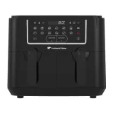 CONTINENTAL EDISON Friteuse à Air - Sans huile - RFRSH24002CB - 9 L - Noir - 2 bacs - 2200W