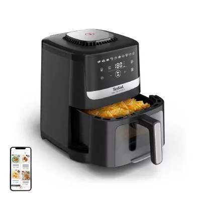 Friteuse à air tefal ey5568e0 noir 5 l
