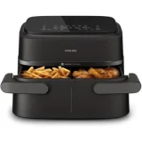 PHILIPS Friteuse Air Double Panier Série 1000 avec Séparateur Amovible - 7.1L
