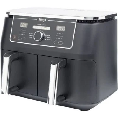 Friteuse Electrique sans huile Dual Zone NINJA Foodi Ma AF400EU 2470W 9 5L 2 tiroirs