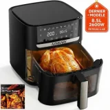 AZMSARY Friteuse sans huile 8.5L 2600W Ecran tactile LED Maintien au Chaud Minuterie