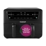 CUISINART Friteuse sans huile - Airfryer AFD10OBLE - Capacité 104L - Double cuves - Noir - 2400W