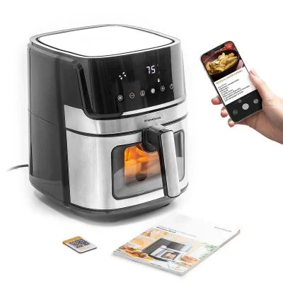 Friteuse sans huile fryinn view 6500 noir acier inoxydable 1700 w 6,5 l