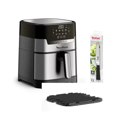 Friteuse sans huile MOULINEX Easy Fry and Grill+Couteau Tefal YY5138F