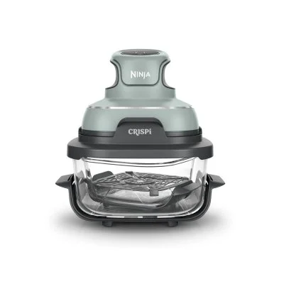 Friteuse sans huile Ninja Crispi Airfryer en verre FN101EUSG Vert Gris