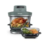 NINJA Friteuse sans huile Crispi Pro AS101EUGY 2100W Ash Bleu-Gris
