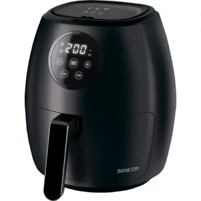 Friteuse SFR 5030BK 3.5L 1300W 70dB Arrêt Automatique Programmable Plastique Noir