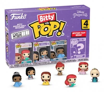 Funko Disney Princesses pack 4 figurines Bitty POP! Vinyl Ariel 2,5 c
