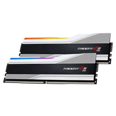 G.Skill Trident Z5 RGB Silver - 2 x 32 Go (64 Go) - DDR5 6000 MHz - CL28