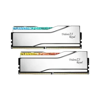 G.Skill Trident Z5 Royal Neo RGB DDR5 2x16Go 6000 Mhz CL28 - Silver