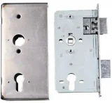 ALBERTS GAH - Serrure de sûreté avec boîtier à souder Axe 55 mm Clé I