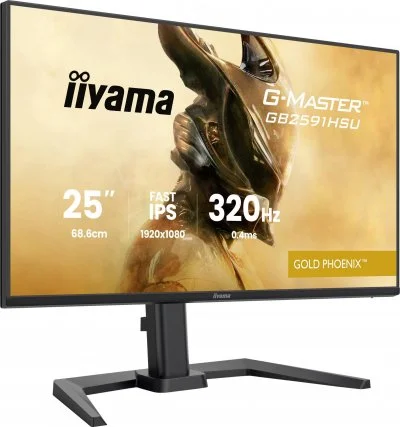 Gaming G-Master Gold Phoenix GB2591HSU-B1 24,5"" 320 Hz Full HD Noir mat