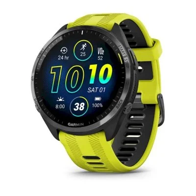Garmin Forerunner 965 - Montre GPS Amp Yellow Black Taille unique