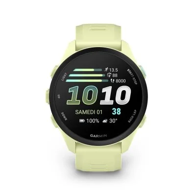 Garmin - Montre GPS - Forerunner 70 Citron en Silicone - Jaune