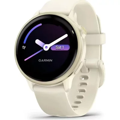 Garmin - Vivoactive 6 - Montre GPS Lunar Gold - Taille unique