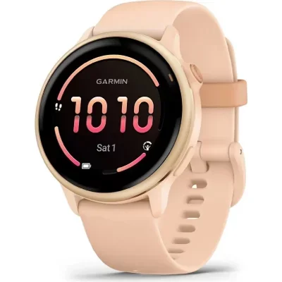 Garmin - Vivoactive 6 - Montre GPS Metallic Pink Dawn - Taille unique