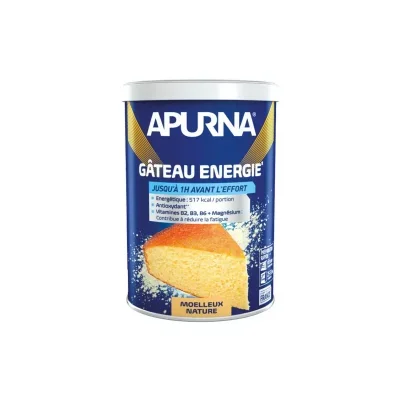 Gateau energetique apurna moelleux nature 400g