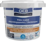 GEB - Pâte à joints pour étanchéite eau potable raccord métal - 500 g