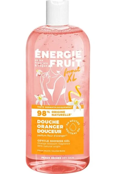 Gel Douche soin Fleur d'Oranger Huile de Lin Bio Energie Fruit