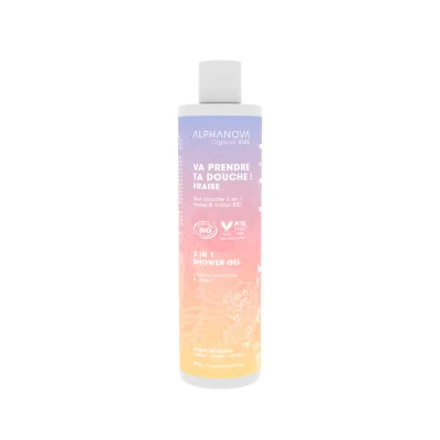 Gel Lavant 3 en 1 Va prendre ta douche Fraise Alphanova
