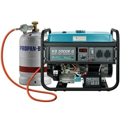 Générateur à essence/gaz ""Könner & Söhnen pouces KS 5000E G
