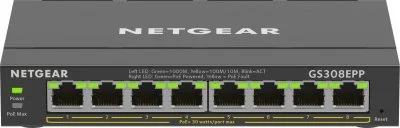 Gigabit ethernet switch 8 puertos GS308EPP-100PES