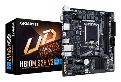 Gigabyte H610M S2H V2 carte mère Intel H610 Express LGA 1700 micro ATX