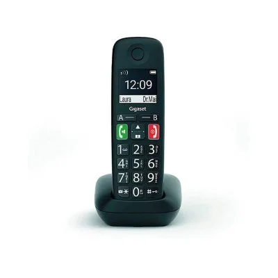 Gigaset e290 dect téléphone sans fil noir