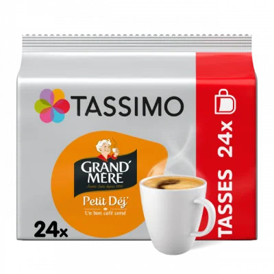 Grand mère tassimo petit dejeuner café dosette grand fomat x24